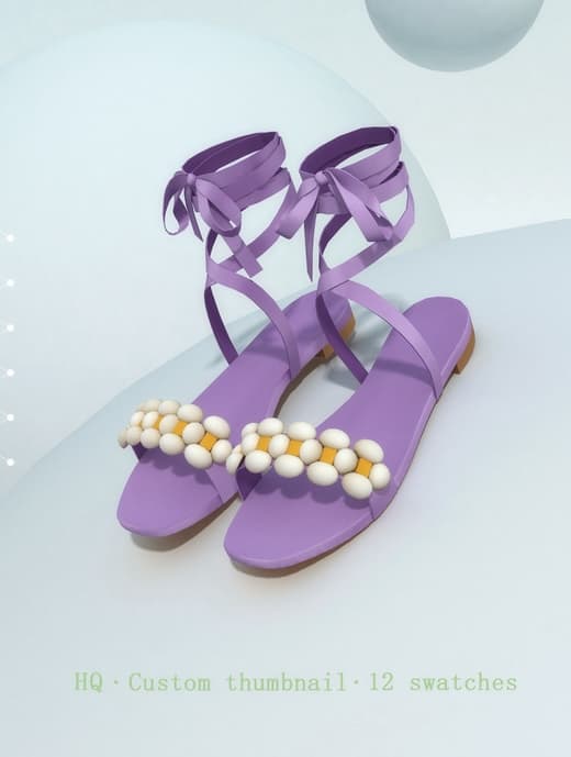 Галерея мода Босоножки Lace Up Sandals #2